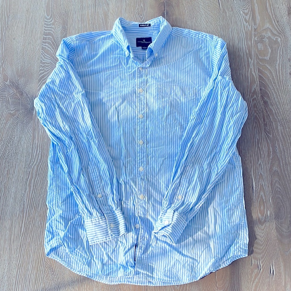 Men’s American Eagle Striped Woven | Large Tall